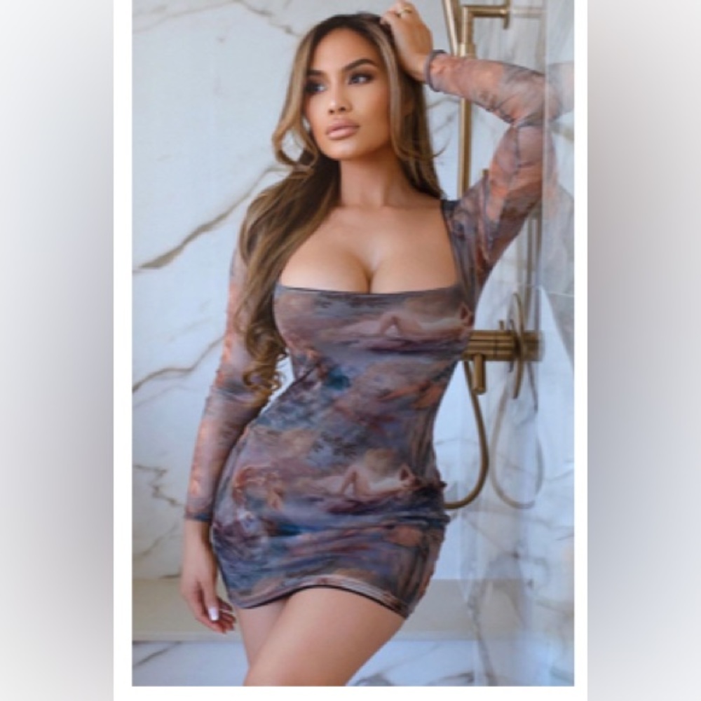 Renaissance mini dress